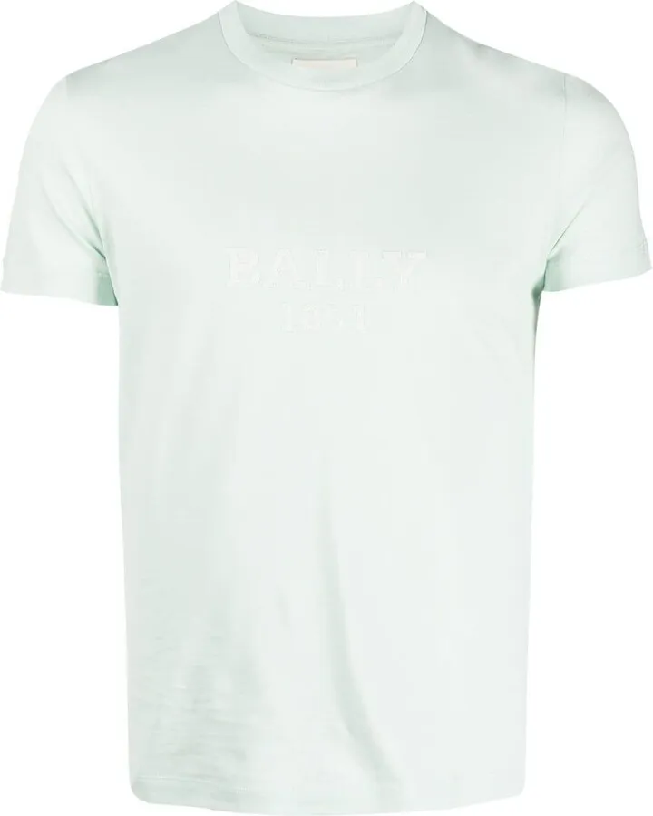 embossed-logo cotton T-shirt
