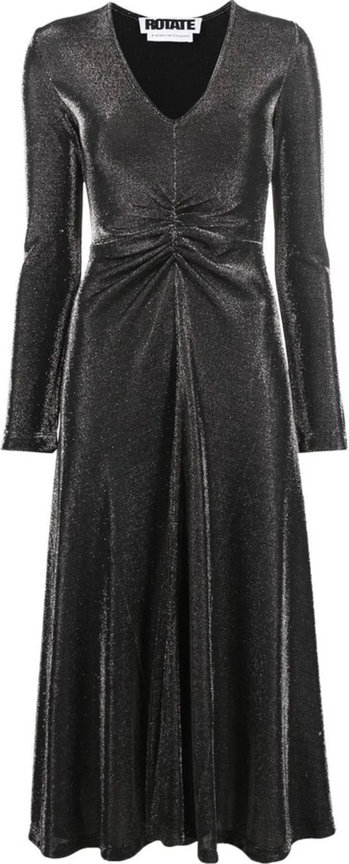 Sierra V-neck midi dress
