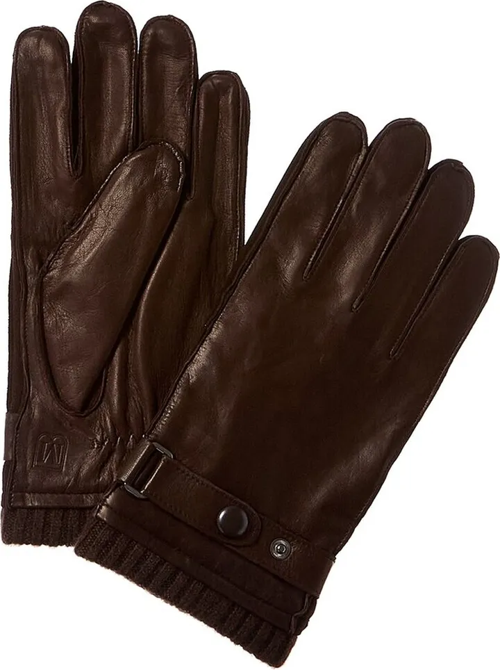 Bruno Magli Wool-Blend & Leather Gloves