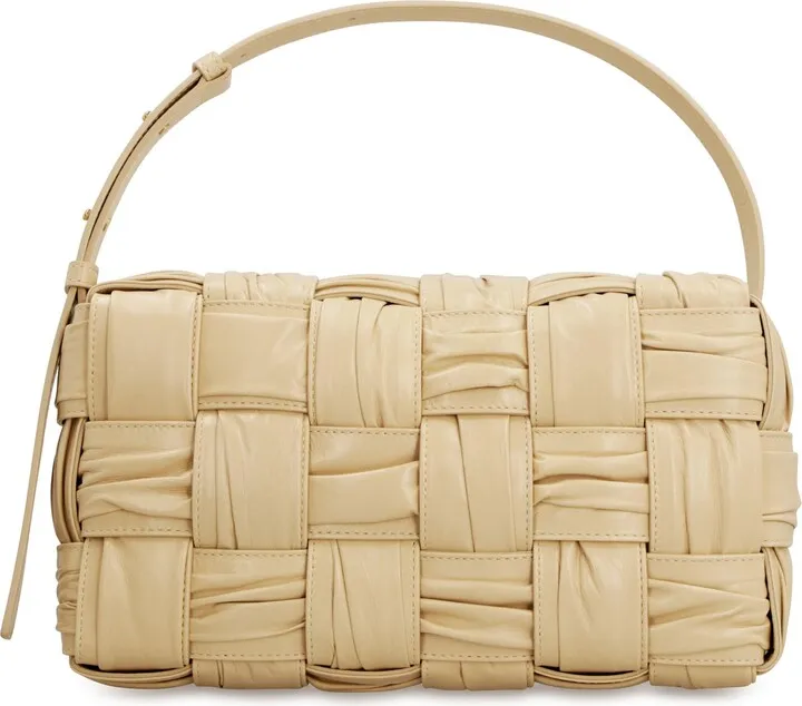 Brick Cassette Leather Shoulder Bag