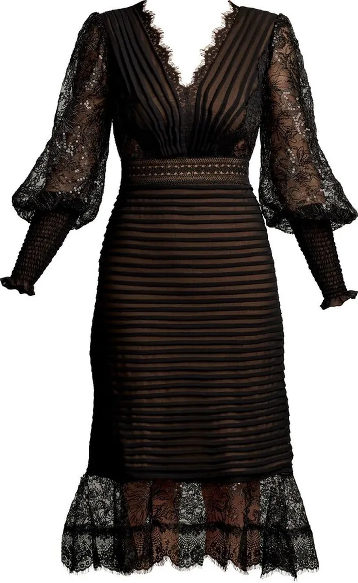 Nyssa floral-lace dress