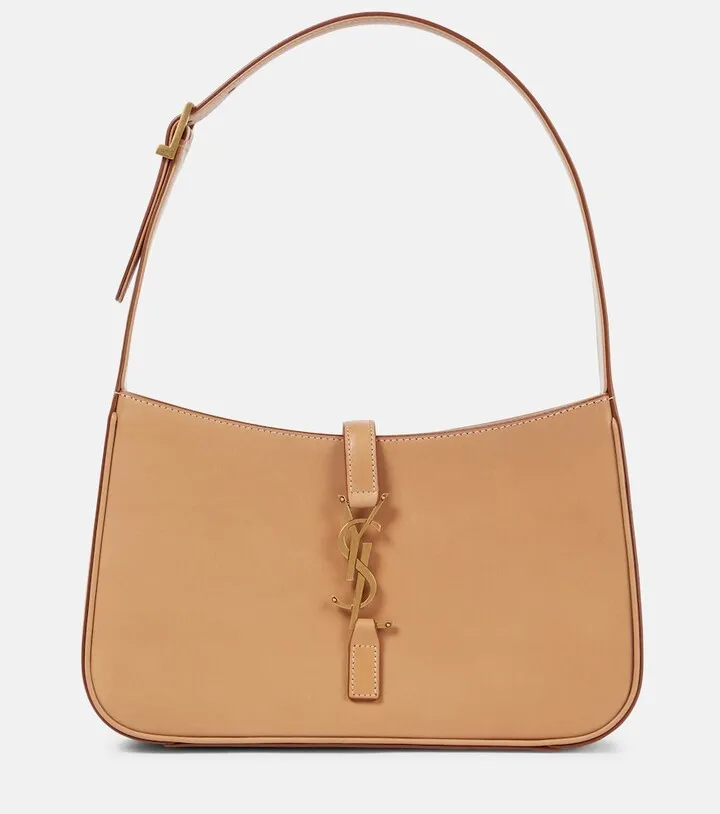 Le 5 a 7 leather shoulder bag