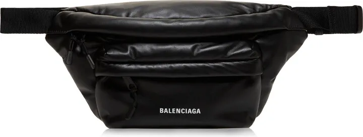 Women's Puffy Leather Belt Bag