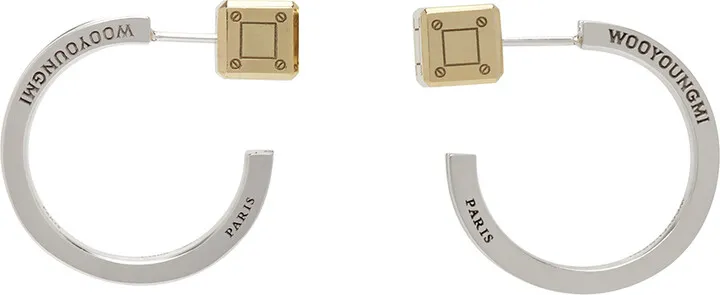Wooyoungmi Silver Open Circle Earrings