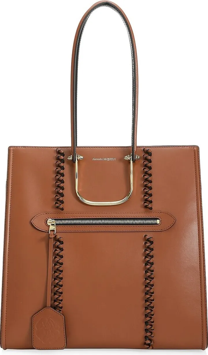 The Story Whipstitch Leather Tote
