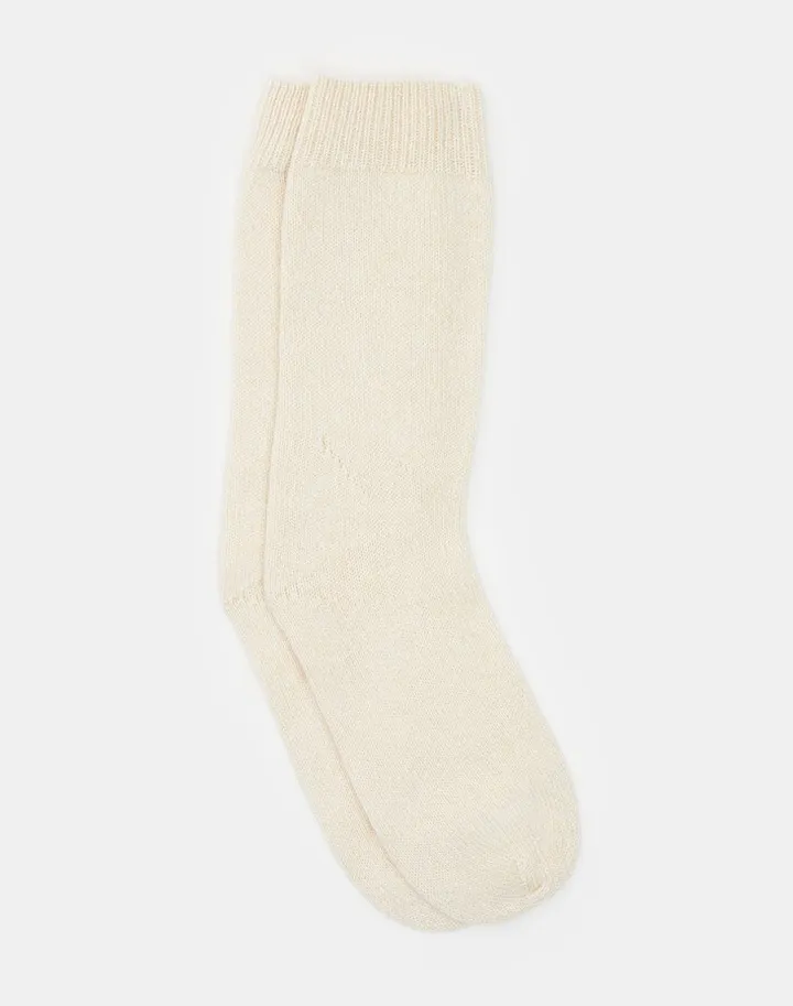 Marled Cashmere Silk Socks