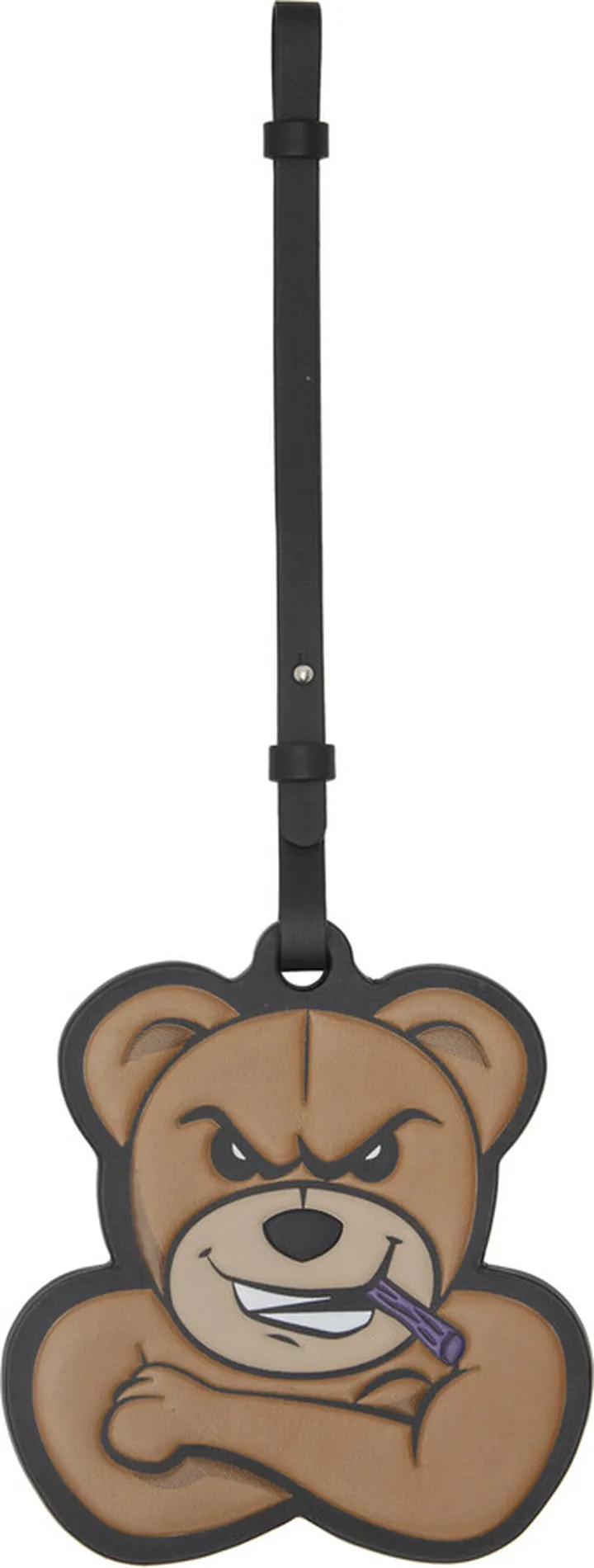 Moncler Genius Brown Bear Patch Keychain