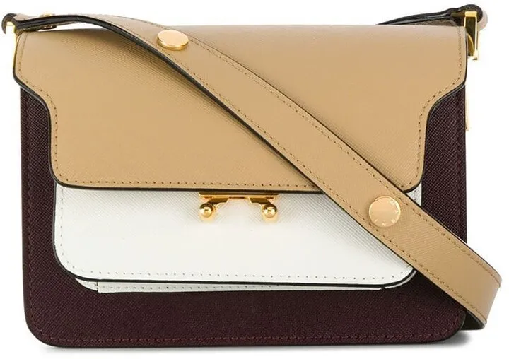 mini tri-tone Trunk bag