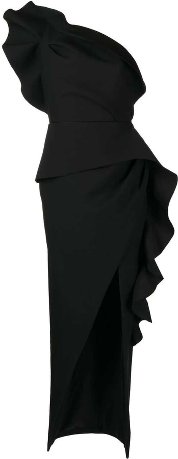 Aurora asymmetric gown
