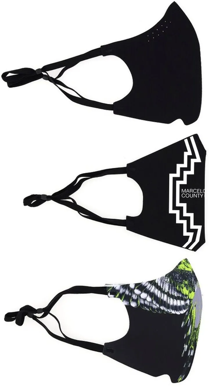Marcelo Burlon County Of Milan 3 Pack Printed Masks