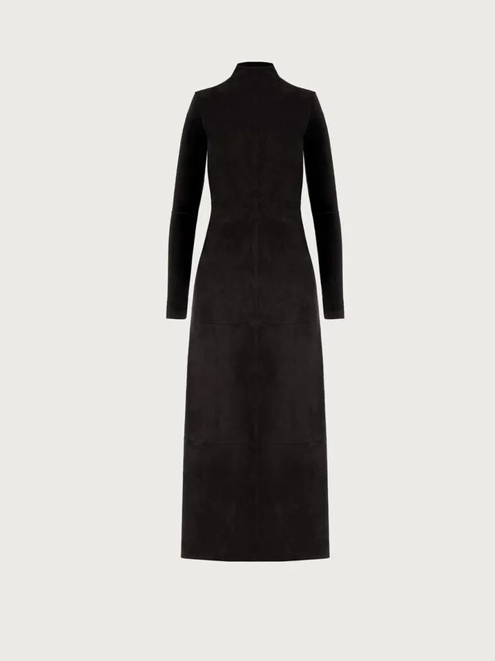 Ferragamo Women Long backless dress Black
