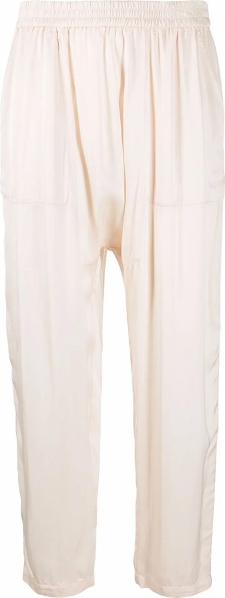 Cropped Straight-Leg Trousers