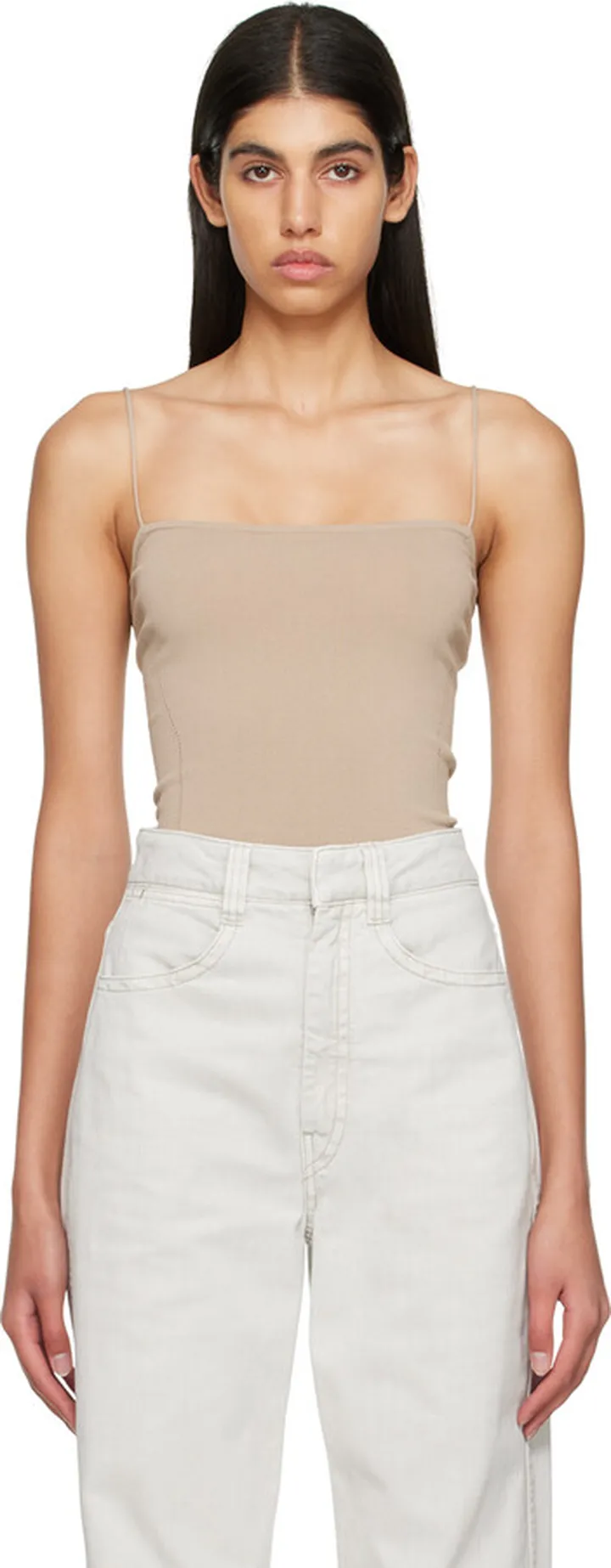 LEMAIRE Beige Darted Camisole