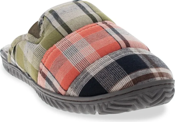 Cobain Plaid Faux Fur Slipper