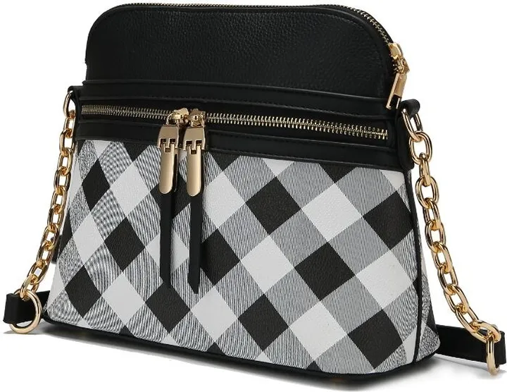Suki Checkered Crossbody Handbag