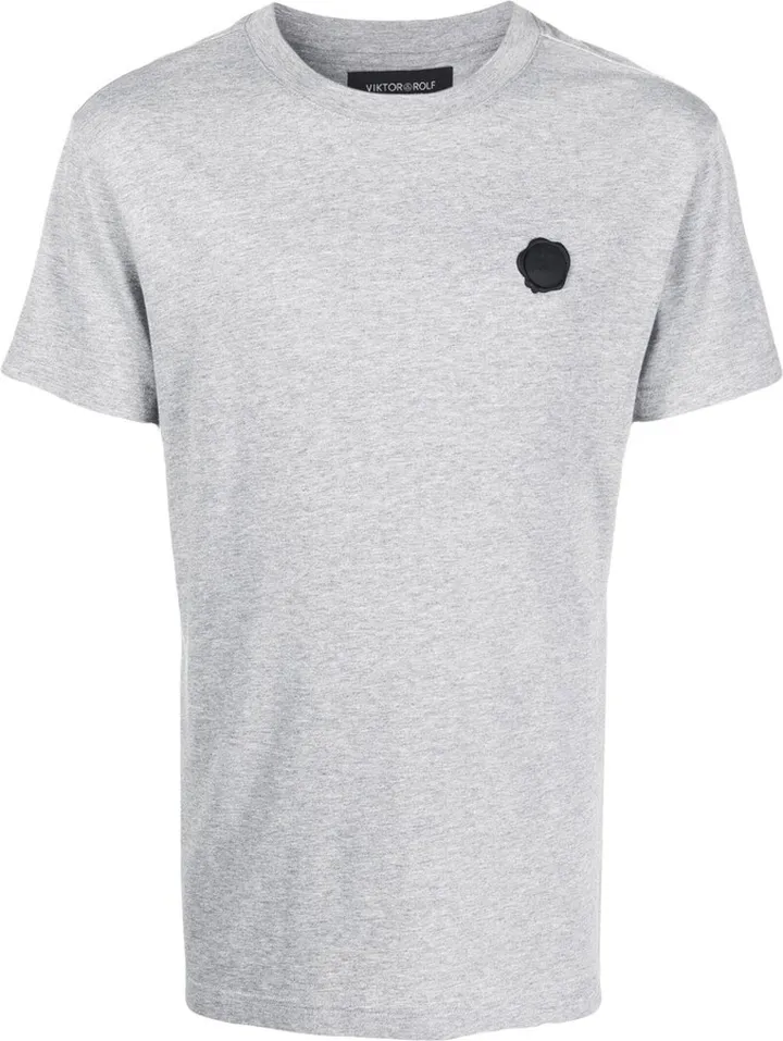 logo-patch short-sleeved T-shirt