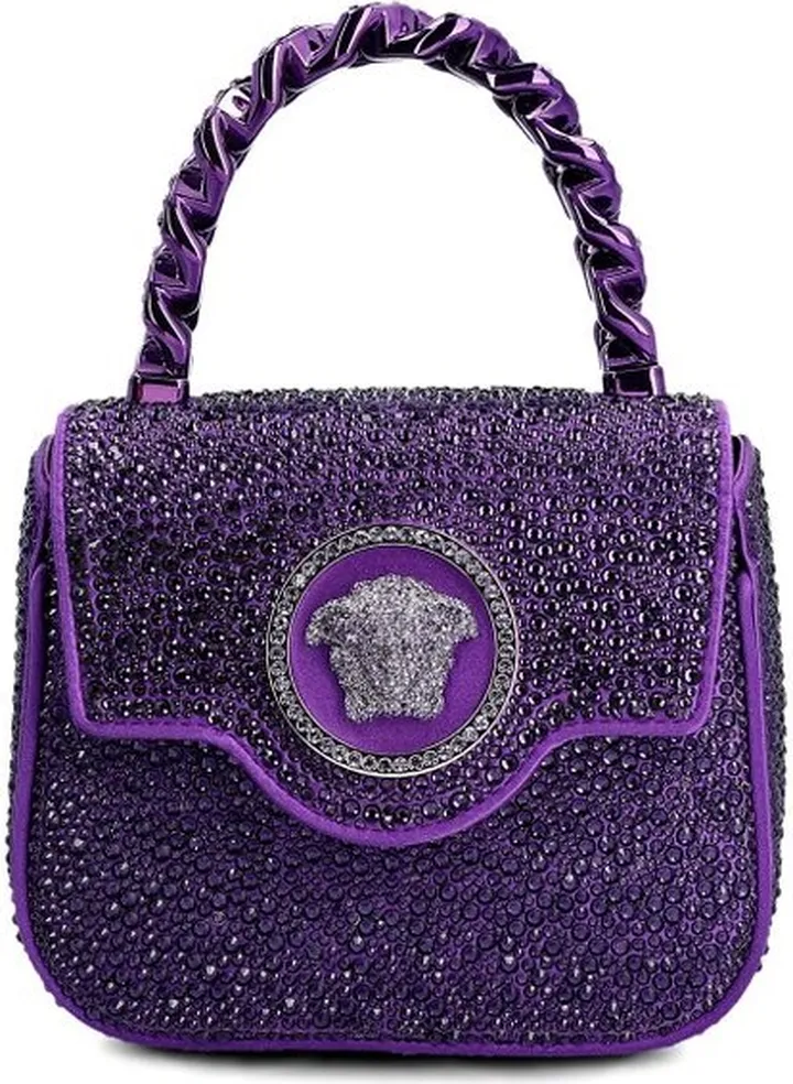 Versace La Medusa Embellished Mini Tote Bag