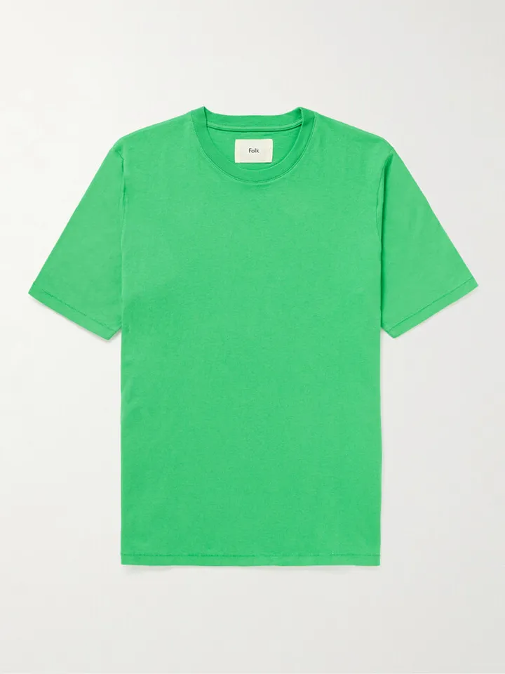 Garment-Dyed Cotton-Jersey T-Shirt