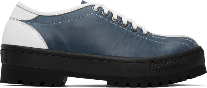 Youths in Balaclava Blue Paneled Sneakers