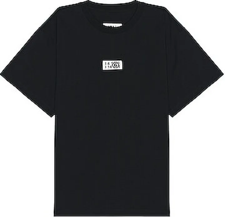 MM6 Maison Margiela MM6 Regular Fit T-shirt in Black