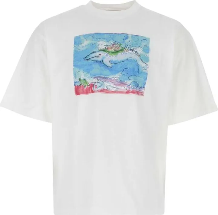 Marni Graphic Printed Crewneck T-Shirt