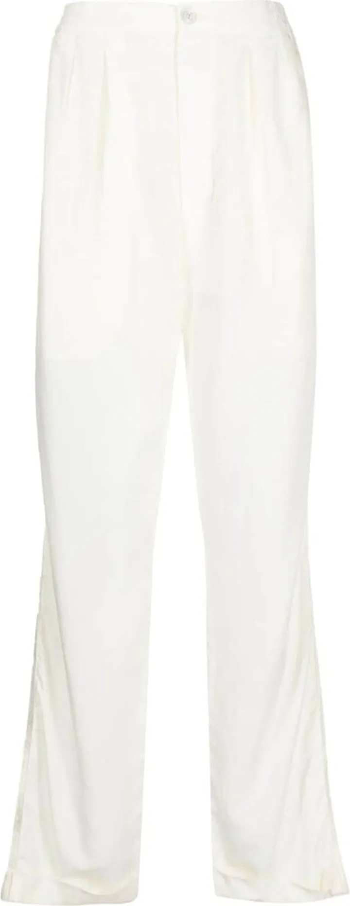 Straight-Leg Lyocell Trousers