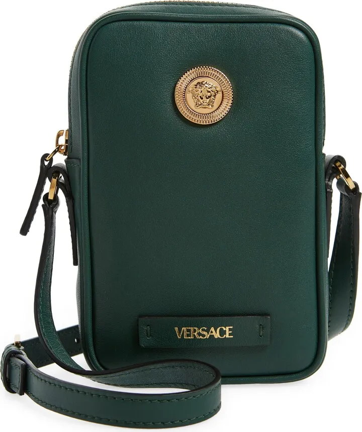 Biggie Medusa Coin Phone Crossbody Bag