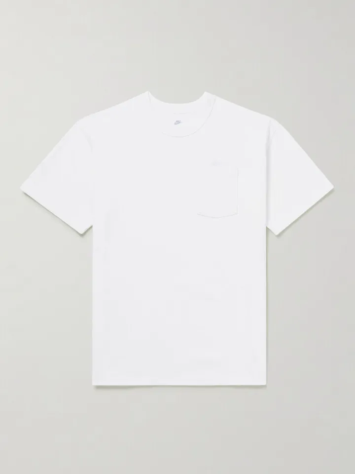 Sportswear Club Logo-Embroidered Cotton-Jersey T-Shirt