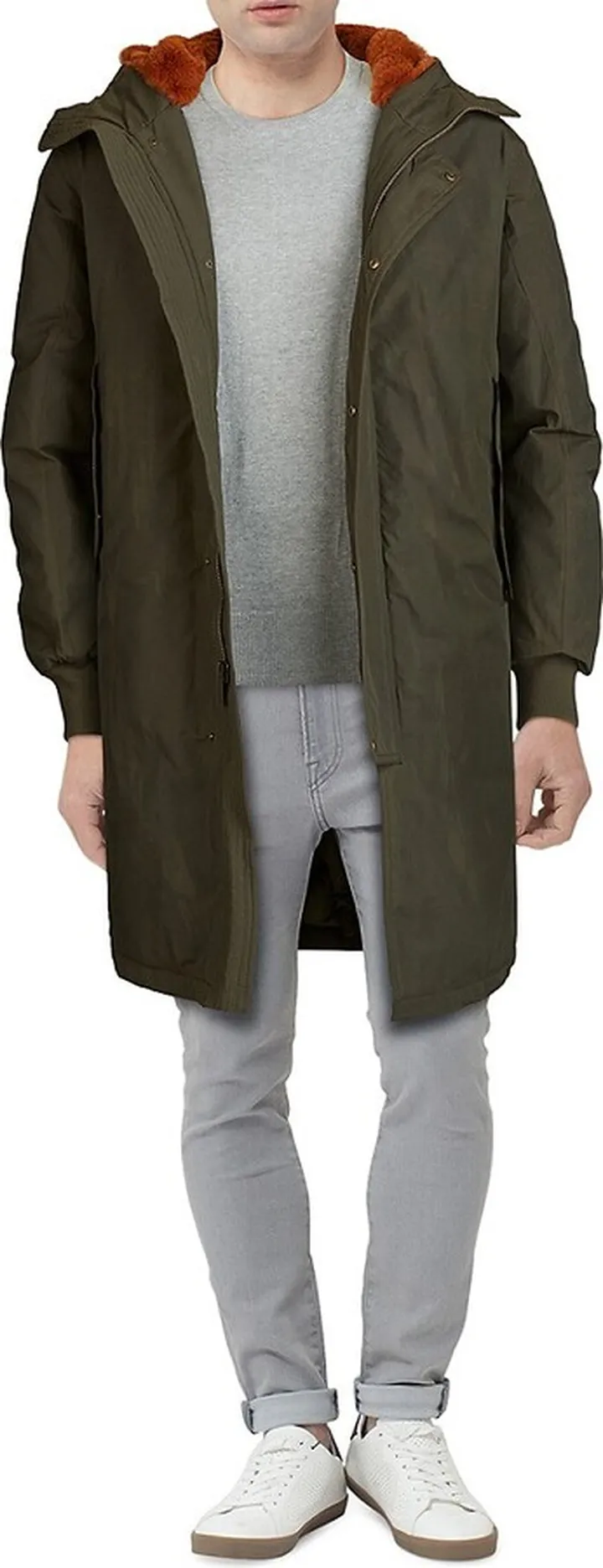 Heavy Tech Faux-Fur Hooded Parka
