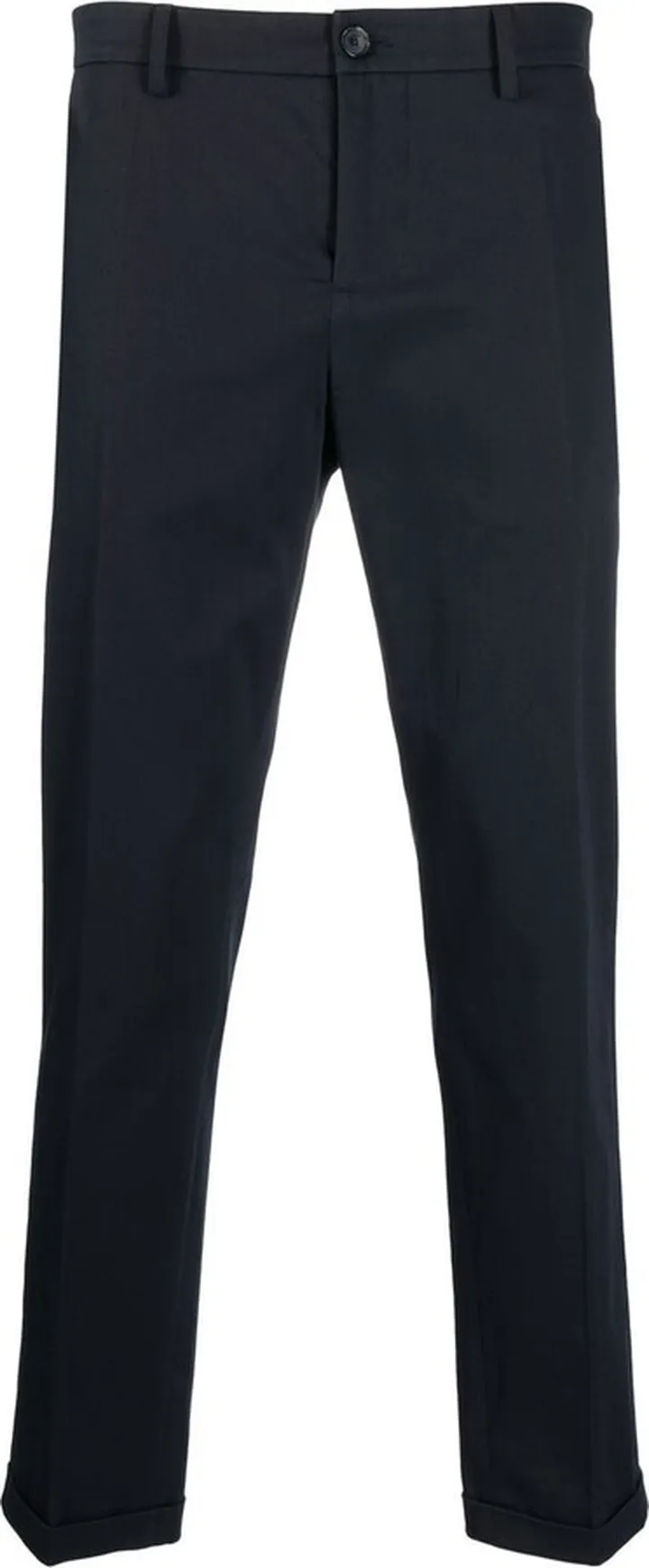 Slim-Cut Cropped Trousers