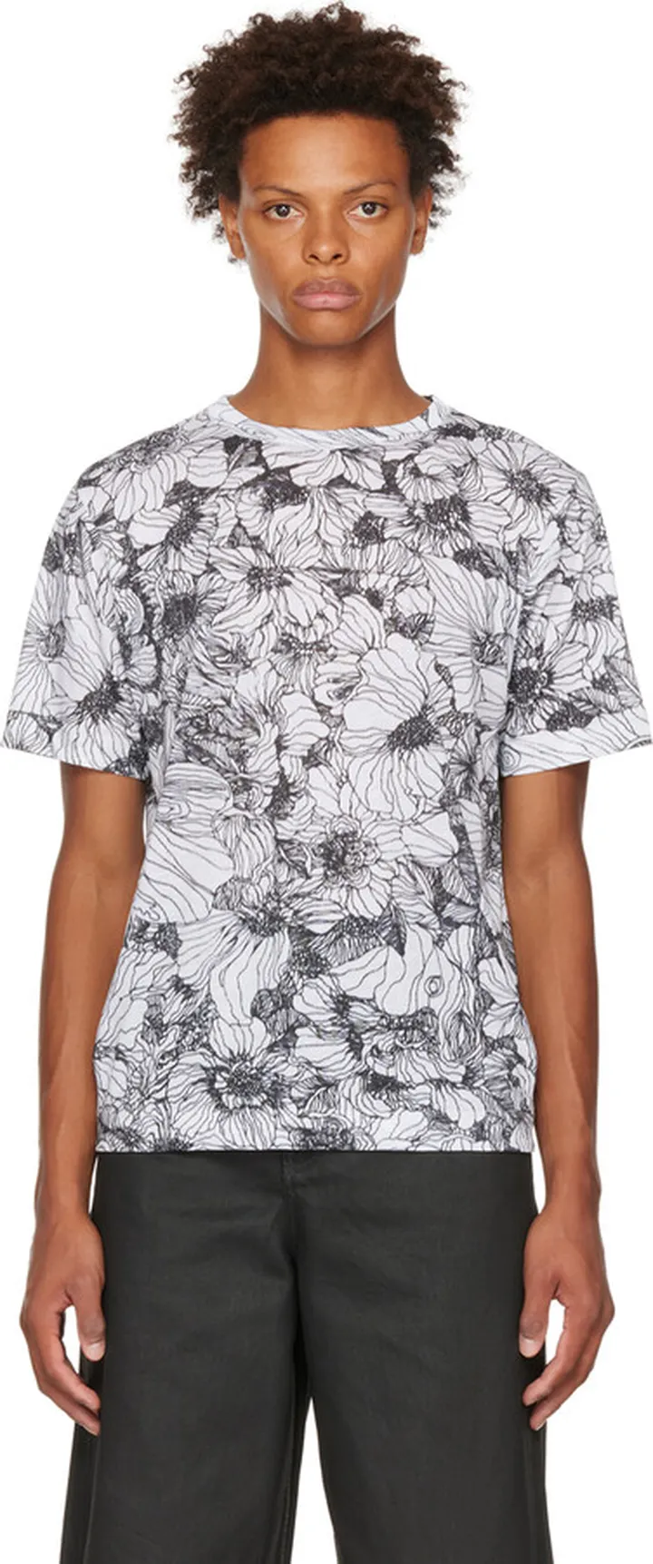 Dries Van Noten White Printed T-Shirt
