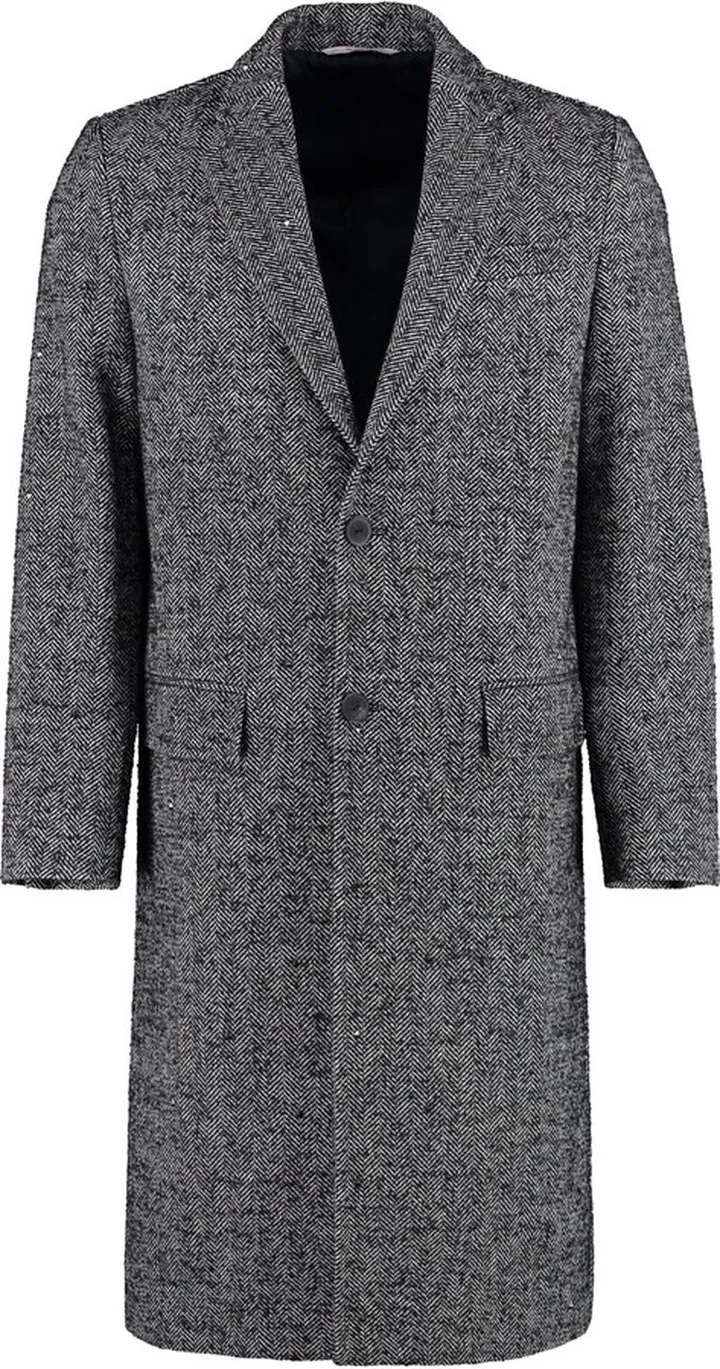 Mixed Wool Tweed Coat