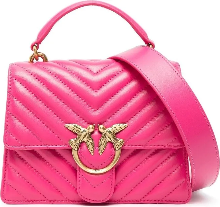 Lady Love quilted tote bag
