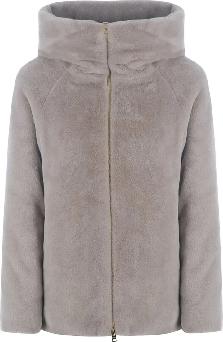 Jacket Herno Down In Faux Fur