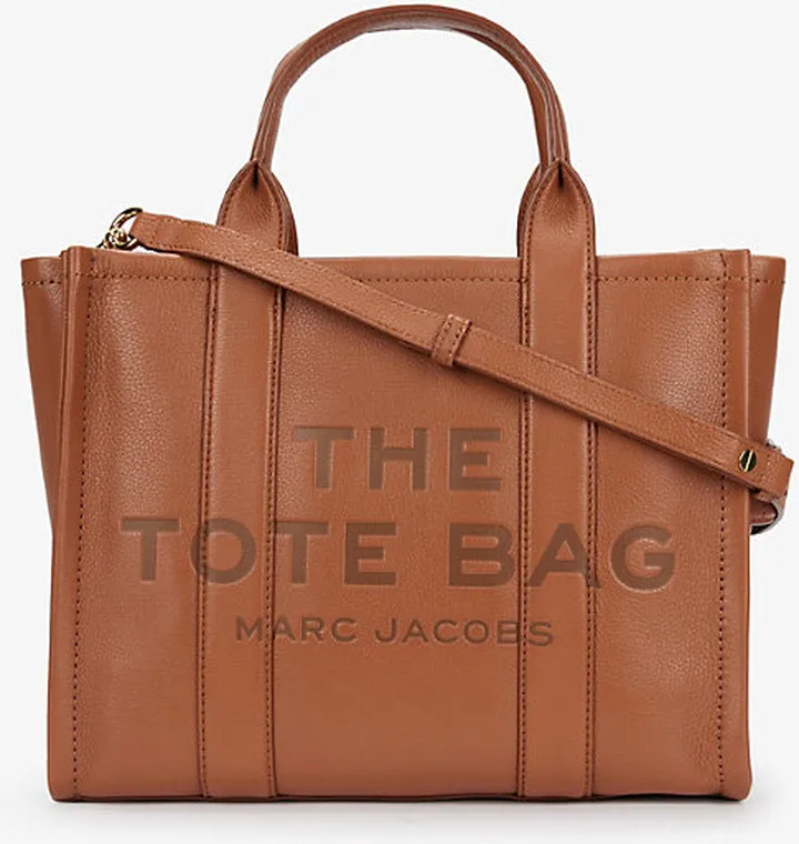 Womens Tan The Medium Tote Leather Tote bag