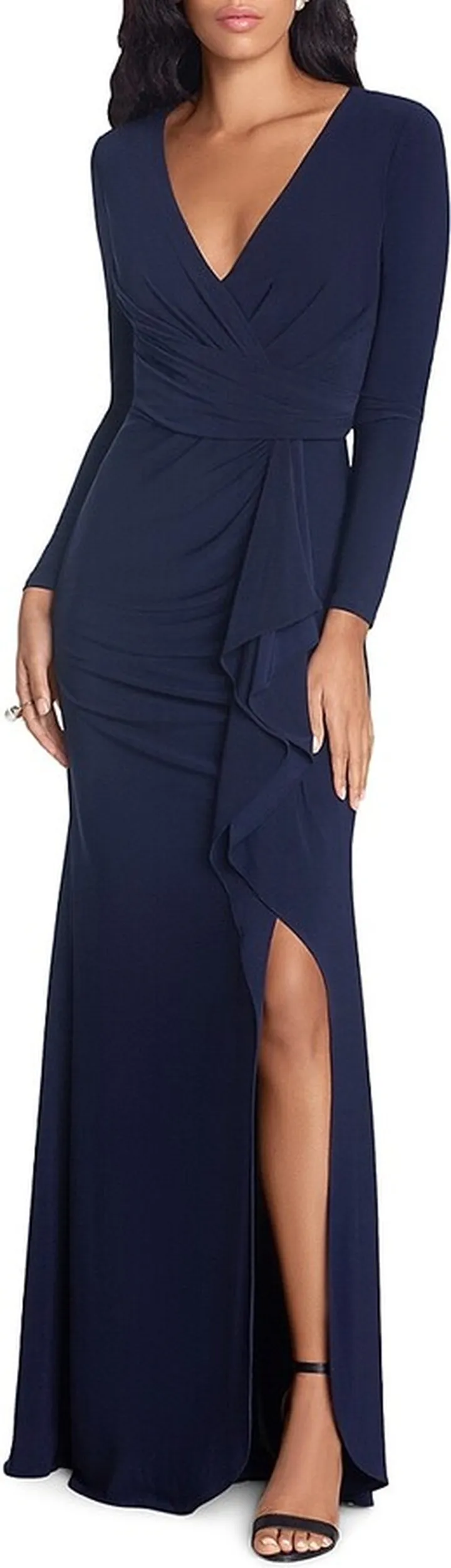 Long Sleeve Jersey Gown