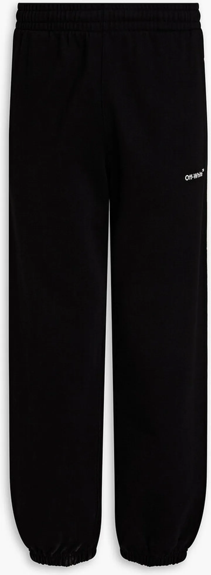 Printed French cotton-terry sweatpants