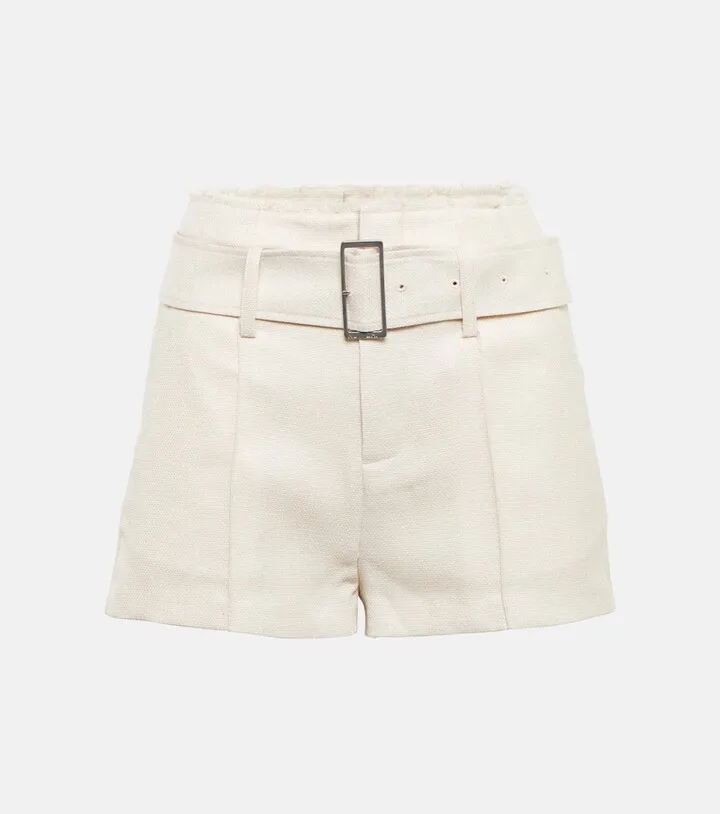 Belted shorts