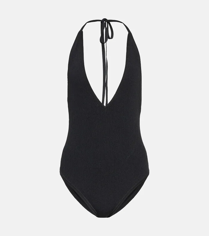 Halterneck bodysuit
