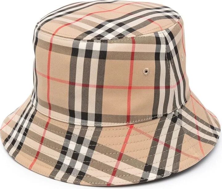 Vintage Check Bucket Hat