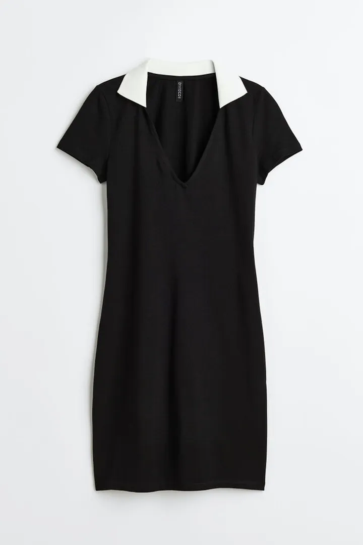 Collared Bodycon Dress