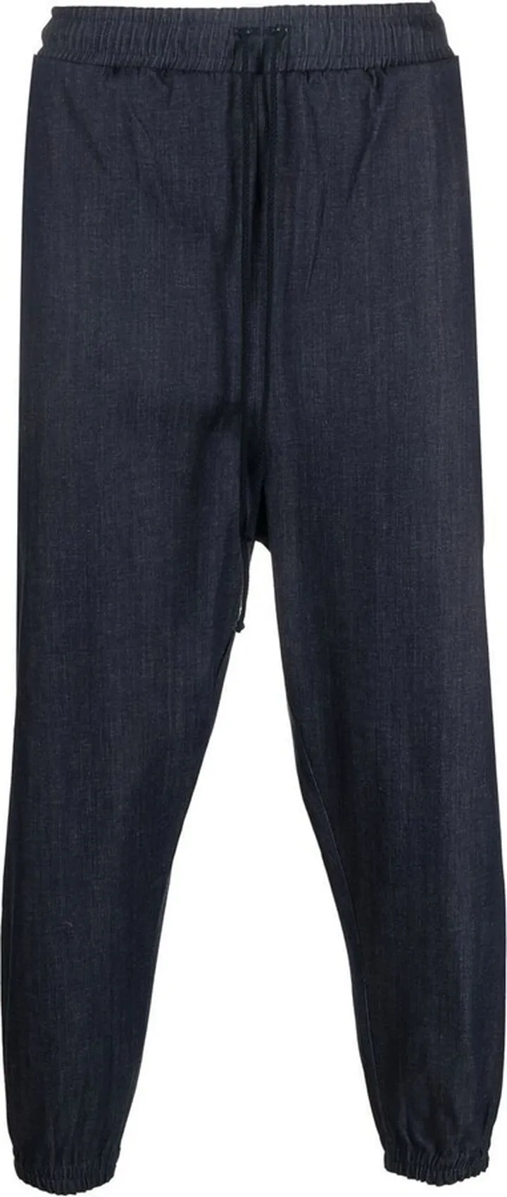 Cropped Tapered-Leg Trousers