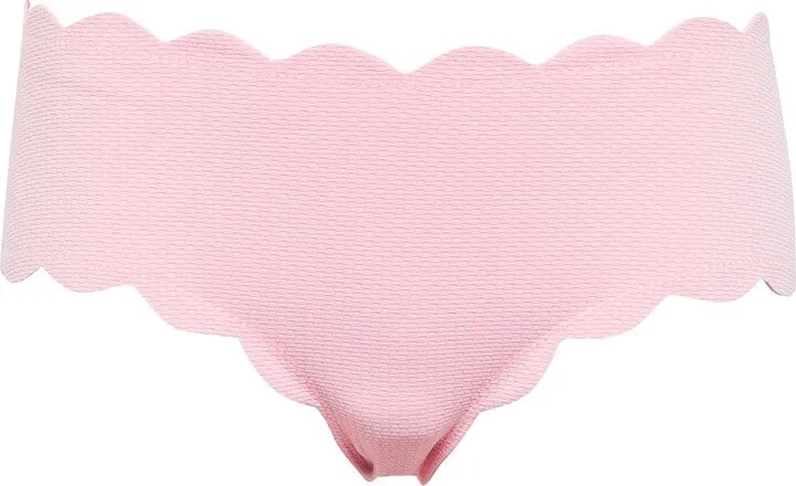 Spring scalloped bikini bottoms