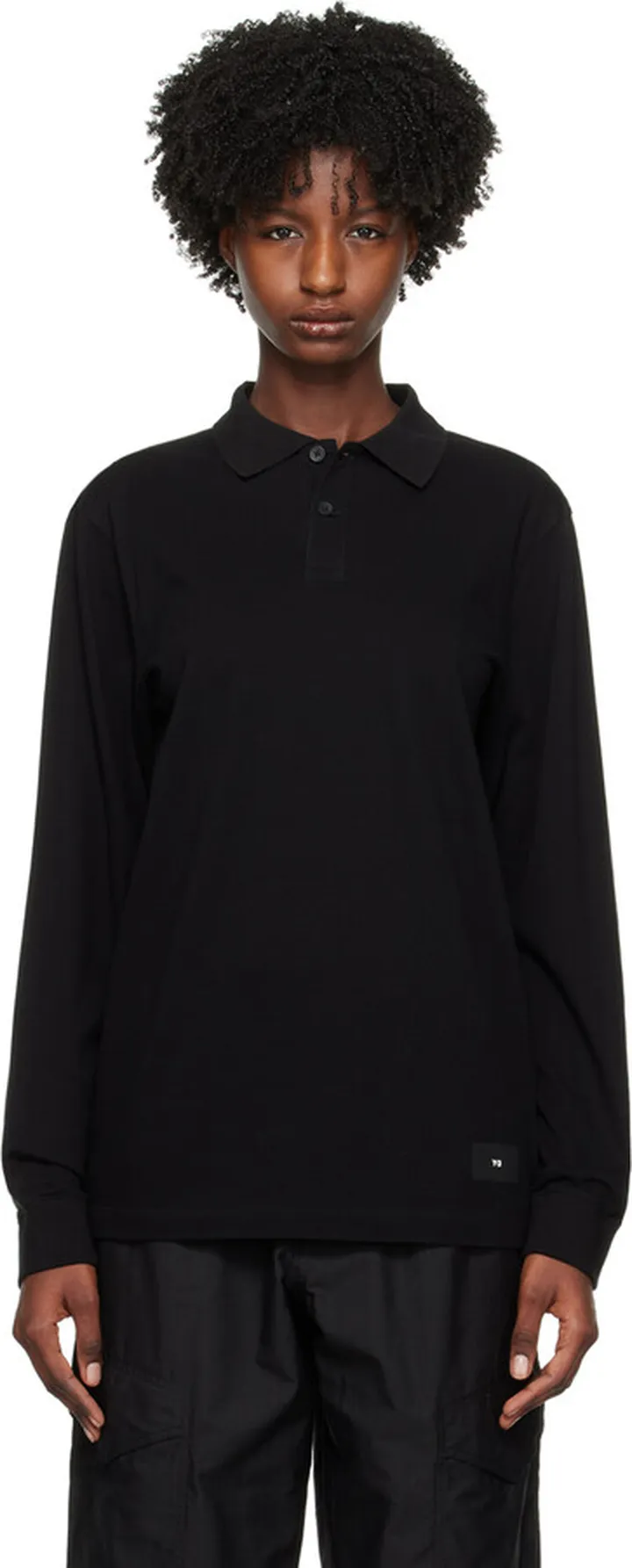 Y-3 Black Patch Polo