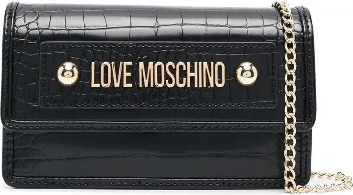 Logo-Plaque Crossbody Bag