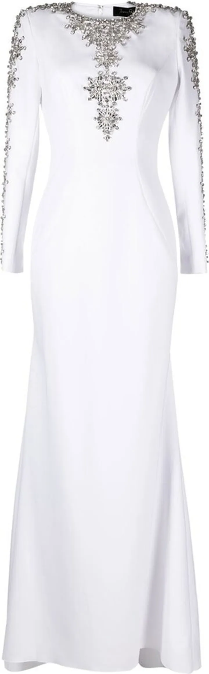 Esther crystal-embellished gown