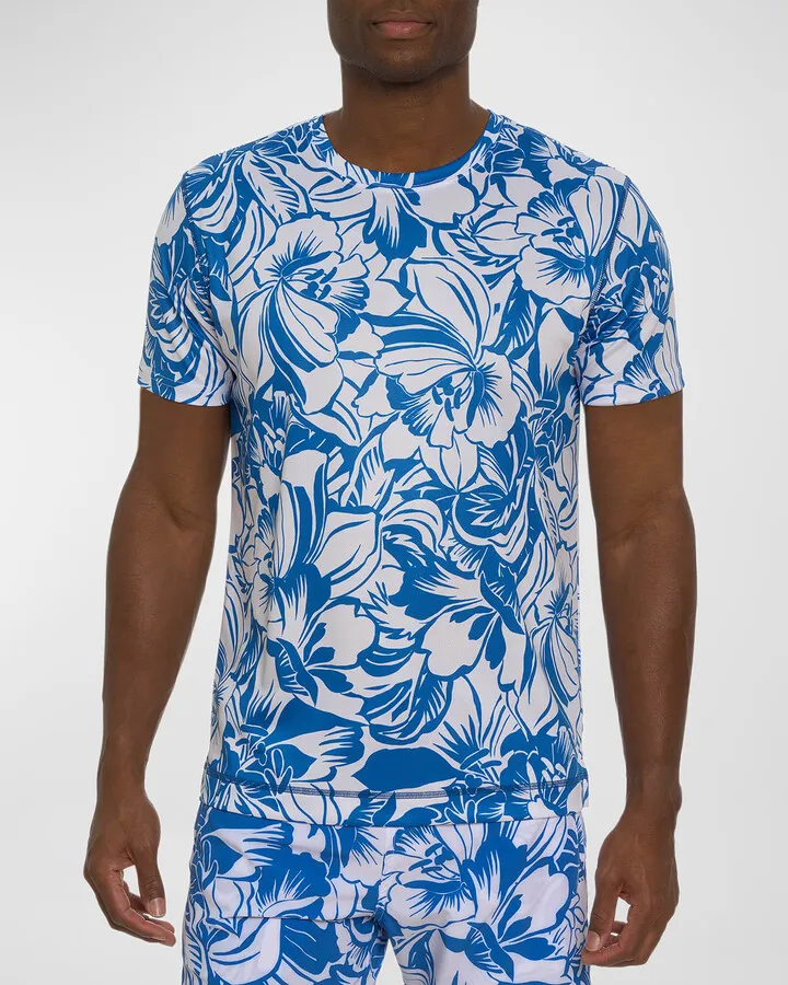 Men's Hibiscus Performance Knit T-Shirt