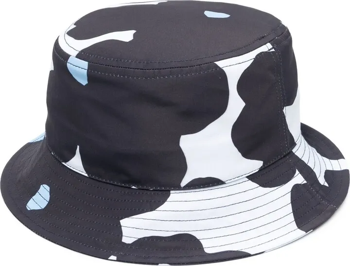 Floral-Print Cotton Bucket Hat