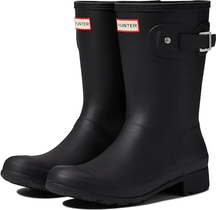 Hunter Original Tour Short (Black) Women's Boots