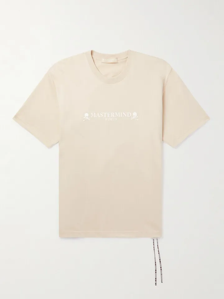 Glittered Logo-Print Cotton-Jersey T-Shirt